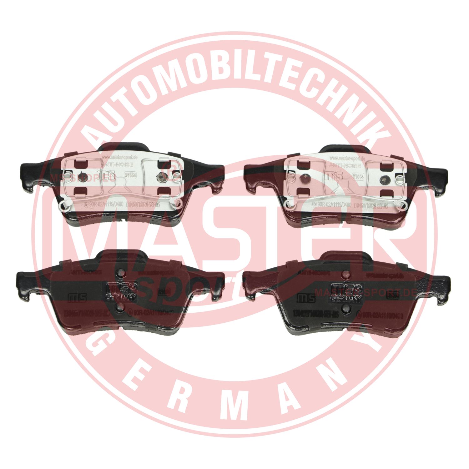 Placute frana MASTERSPORT GERMANY 13046071602N-SET-MS